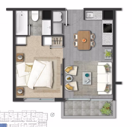 COND. PARQUE ESCONDIDO 1, 2 y 3 dormitorio Sor Vicenta