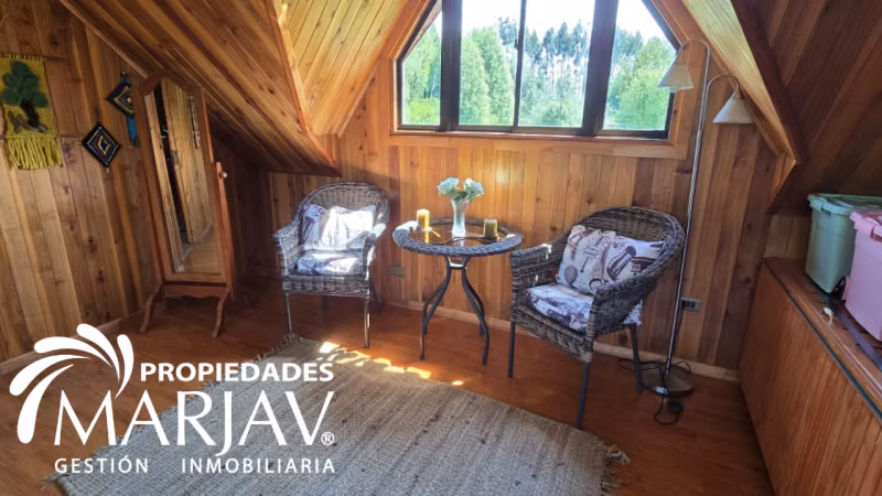 VENTA CASA + 2 CABAÑAS, CONQUIL VILLARRICA