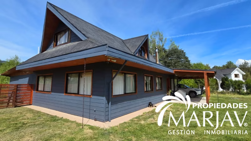 VENTA CASA + 2 CABAÑAS, CONQUIL VILLARRICA
