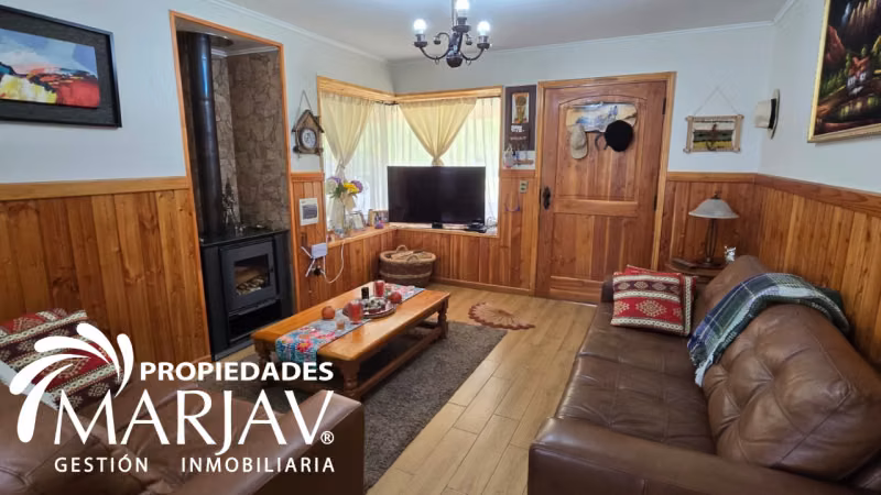 VENTA CASA + 2 CABAÑAS, CONQUIL VILLARRICA