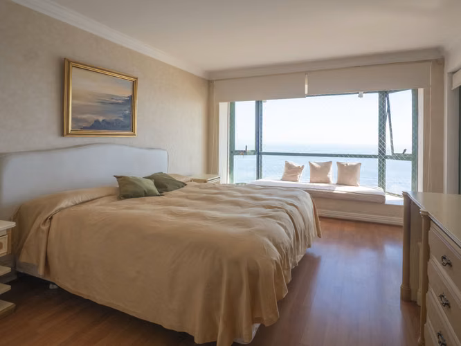 Depto 4D/3B Amoblado Vista Mar, Vina del Mar Centro
