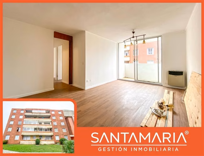 Arriendo Dpto. 2 Dorm con Estac en Lomas San Sebastián