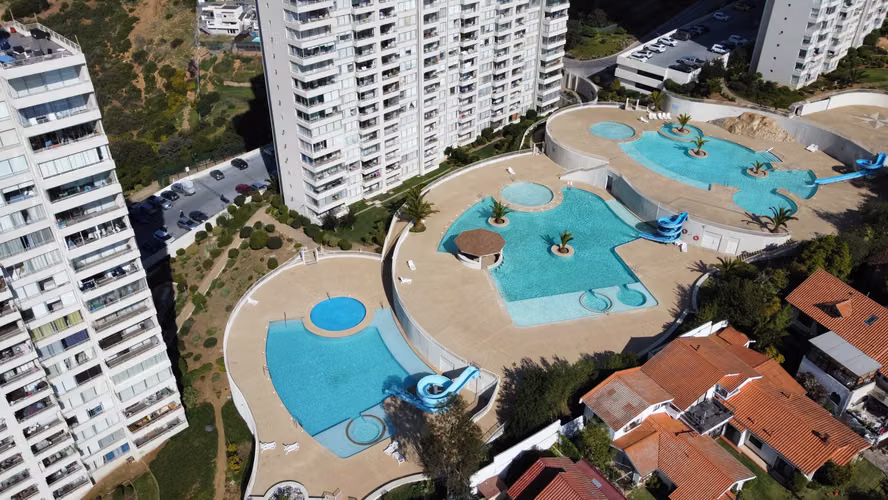 Depto 3D2B1E1Bo amplio Reñaca vista al mar 95M2  (177815)
