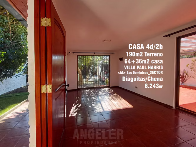 SECTOR VITAL APOQUINDO SUR - CASA @ LAS CONDES