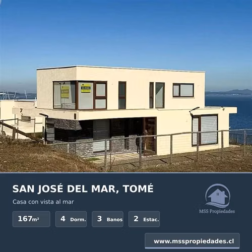 Casa en venta en condominio San José del Mar, Tomé