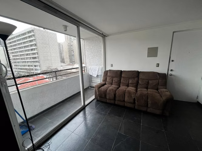 ARRIENDO DPTO SEMI AMOBLADO METRO SANTA ISABEL