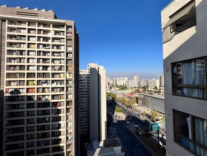 Depto 1 dorm.+ 1baño, terraza a pasos Metro Ecuador