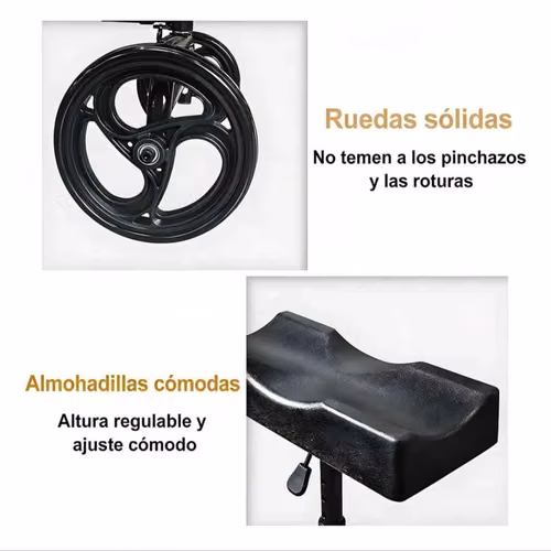 Andador de Rodilla Ortopédico "Burrito" / Scooter de Rodilla (Como Nuevo)