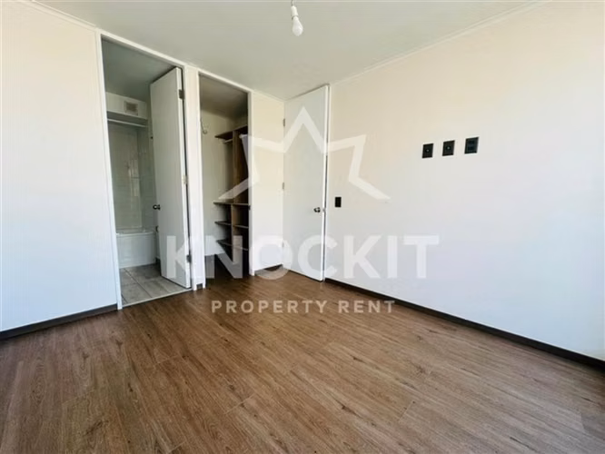 Arriendo Depto Nuevo con Balcón de 2D2B en San Joaquín