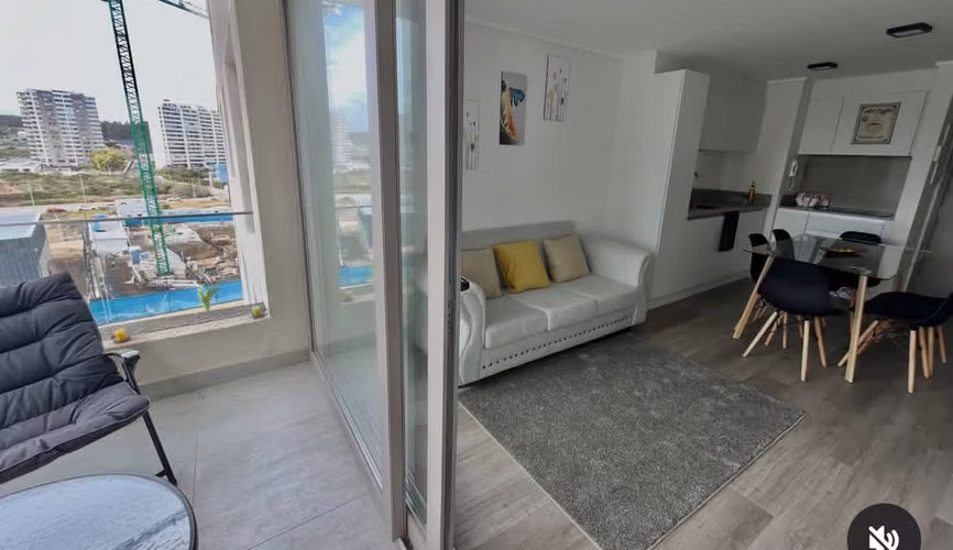 ARRIENDO AÑO CORRIDO 1 DORMITORIO SIN MUEBLES