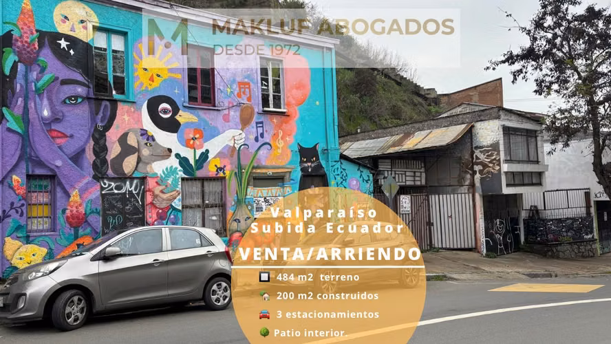 Casona tradicional en venta, Subida Ecuador, Valparaíso