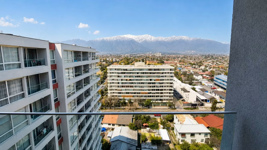 Departamento en VENTA de 1D 1B y Bodega con Excelente Vista en Macul