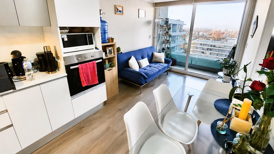 Departamento en VENTA de 1D 1B y Bodega con Excelente Vista en Macul