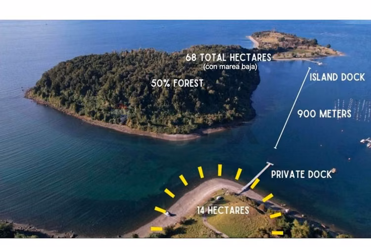 Isla en venta sur de chile