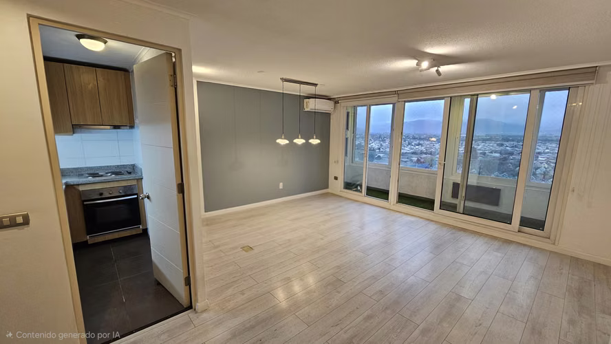 ARRIENDO DPTO 2D2B1E1BOD FRENTE MALL MAIPÚ CON VISTA HERMOSA