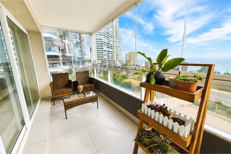 Hermoso depto. vista al mar 2d 2b