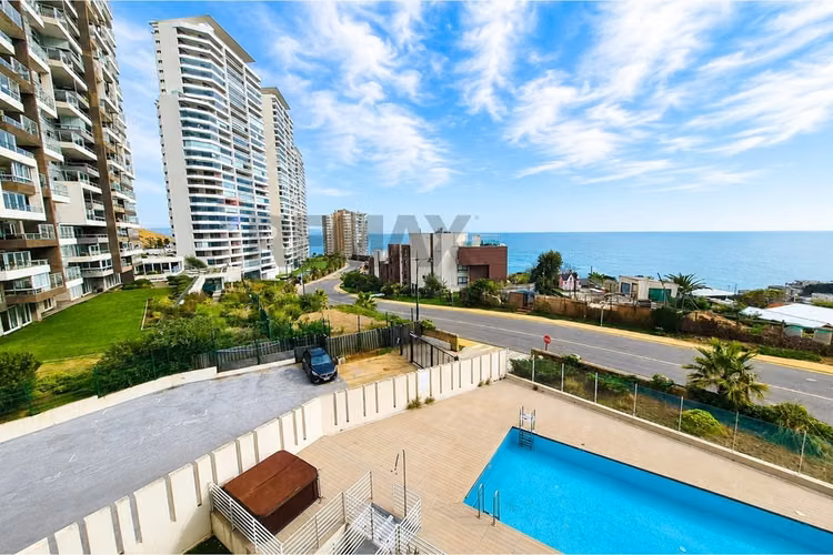 Hermoso depto. vista al mar 2d 2b