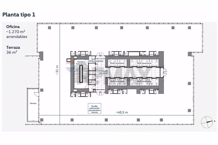 Torre oficinas parque arauco kennedy - Imagen 10