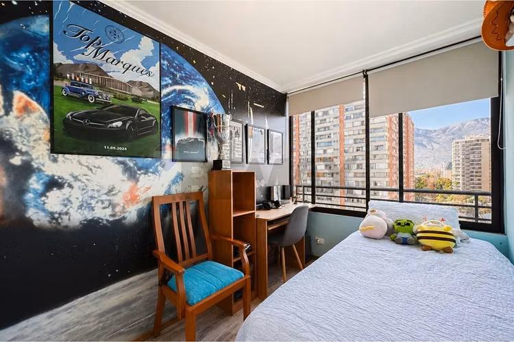 Dpto en venta de 4 dorm. en las condes