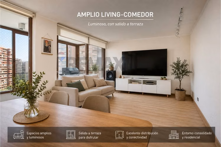 Amplio 2d | 106 m² útiles/gran terraza | 2 estac.