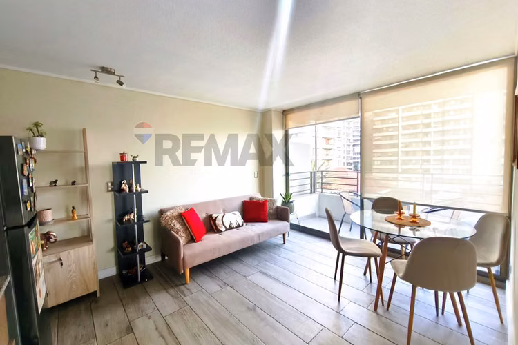 Venta depto 1d full equipado y bodega en macul