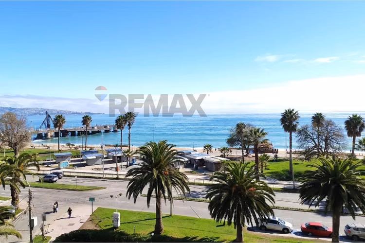 Depto para remodelar en 1ra línea viña del mar