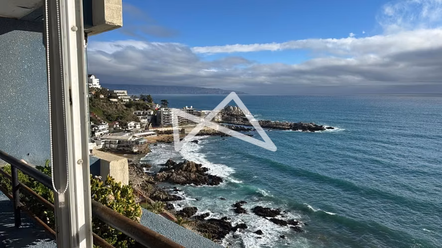 ARRIENDO DEPARTAMENTO CON HERMOSA VISTA 2 DORMITORIOS EN REÑACA