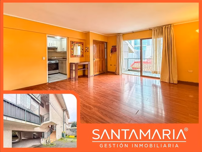Arriendo Dpto. 2 Dorm con Estac en Lincoyan, Concepción