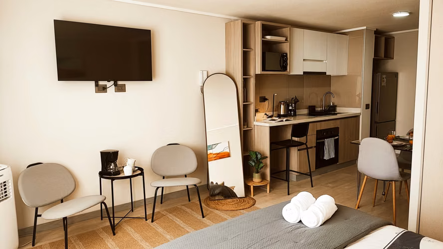Se Arrienda Departamento Amoblado Tipo Estudio Santiago
