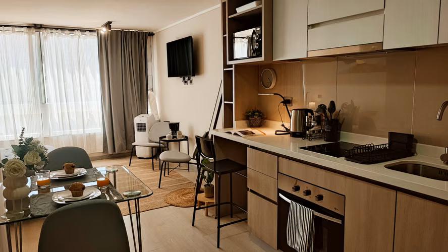 Se Arrienda Departamento Amoblado Tipo Estudio Santiago