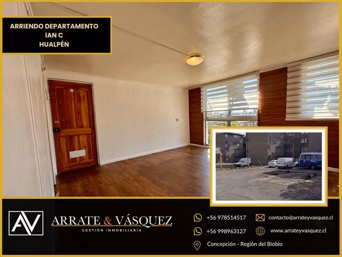 Arriendo Departamento en Hualpén