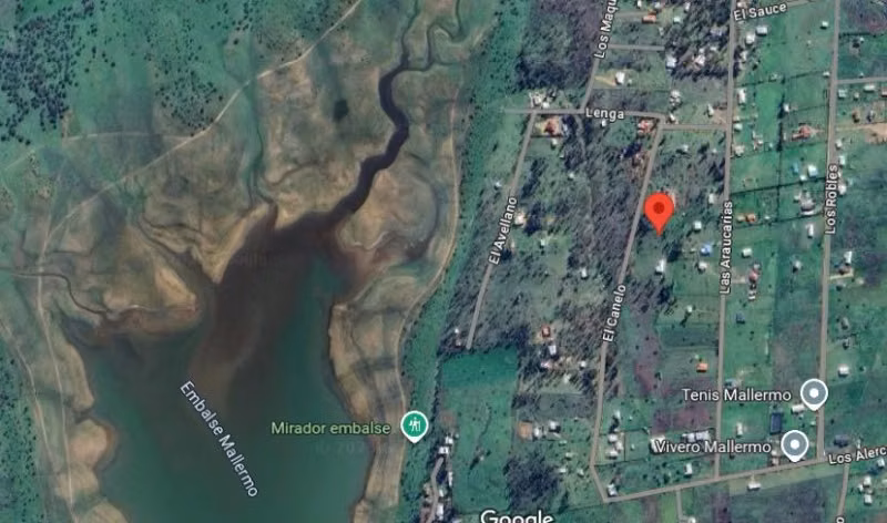 Parcela con casa cercana a embalse Mallermo, Marchigue