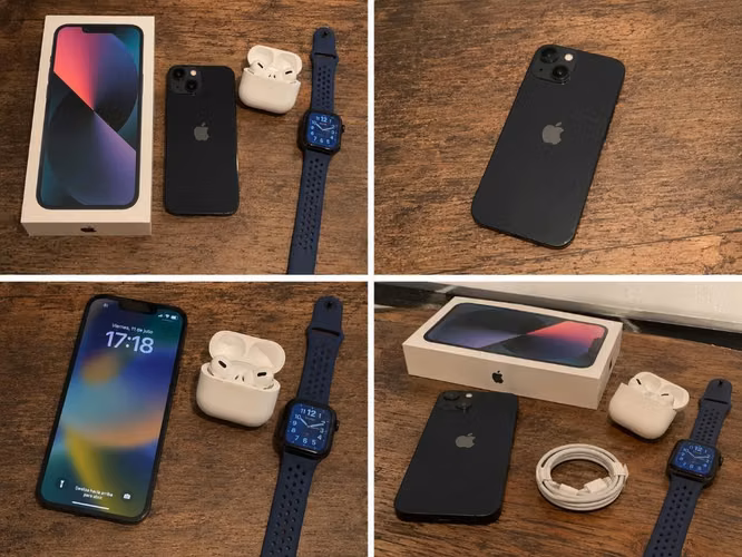  iPhone 13 + AirPods 4 + Apple Watch SE (2ª Generación GPS)