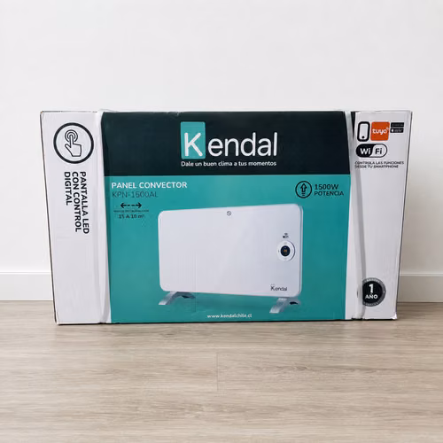 CALEFACTOR ESTUFA ELECTRICA KENDAL KPN-1500AL (1500W) BLANCO - EN CAJA Y SIN USO