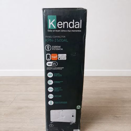 CALEFACTOR ESTUFA ELECTRICA KENDAL KPN-1500AL (1500W) BLANCO - EN CAJA Y SIN USO