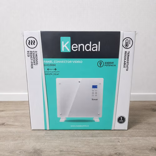 CALEFACTOR ESTUFA ELECTRICA KENDAL GH10RM (1000W) BLANCO - EN CAJA Y SIN USO