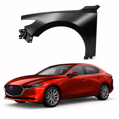 Tapabarro delantero izquierdo Mazda 3 Sedán 4ta generación ALTERNATIVO
