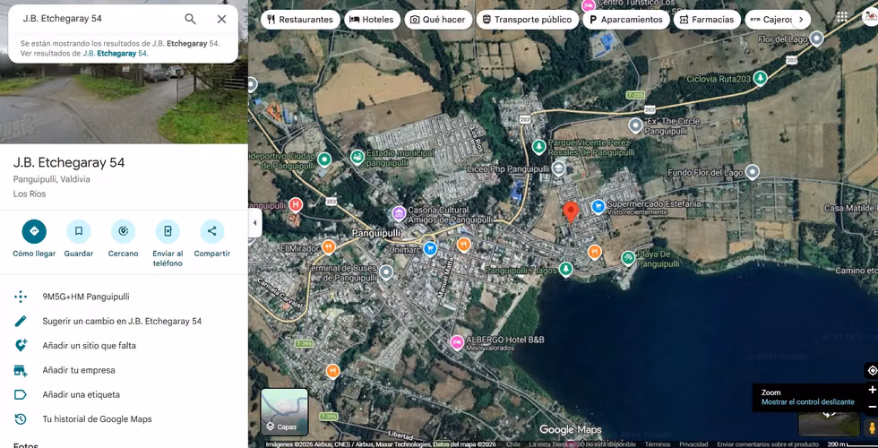  Sitios Urbanizados en Panguipulli Centro – Vista al Lago