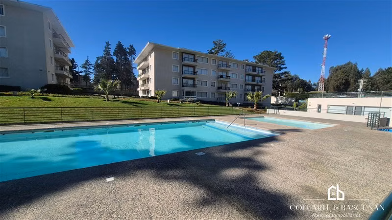 Depto 3D/2B El Tabo: Condominio Cerrado y 2 Terrazas