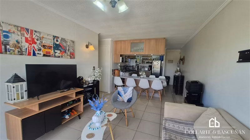 Depto 3D/2B El Tabo: Condominio Cerrado y 2 Terrazas