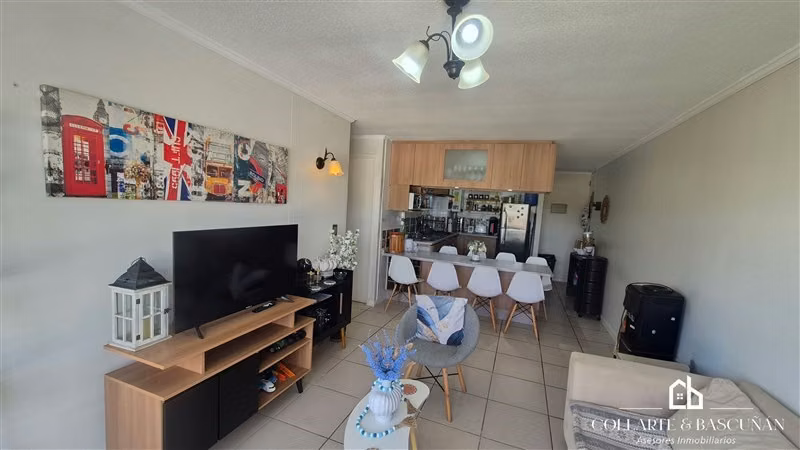 Depto 3D/2B El Tabo: Condominio Cerrado y 2 Terrazas