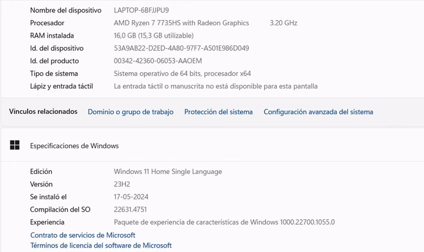 PC Acer Nitro ANV15-41