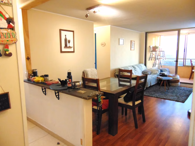 Arriendo Departamento 65 m2, 2 Habitaciones, Gomez Carreño