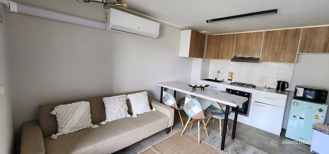 ARRIENDO DEPARTAMENTO AMOBLADO EN CONDOMINIO MIRADOR SUR
