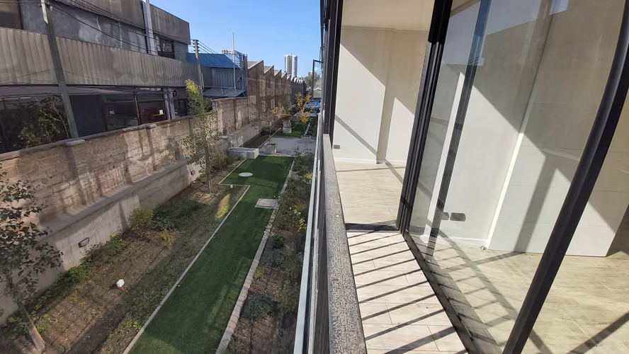 Arriendo depto 1D+1B+Terraza+Conexion a lavadora, San Miguel