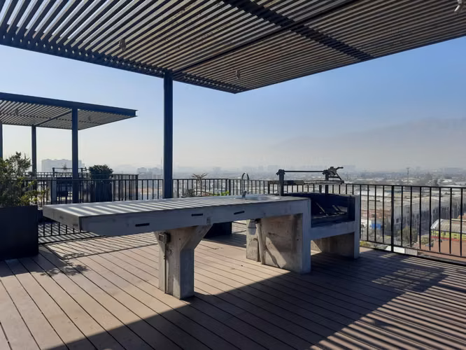 Arriendo depto 1D+1B+Terraza+Conexion a lavadora, San Miguel