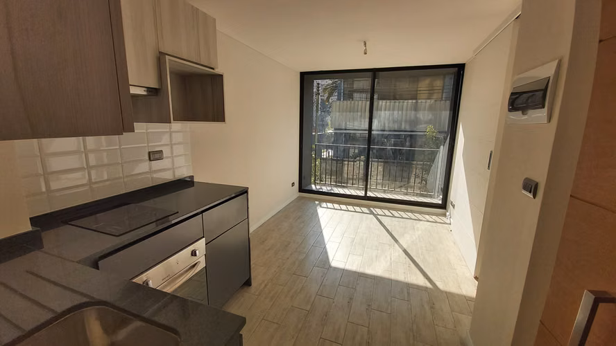 Arriendo depto 1D+1B+Terraza+Conexion a lavadora, San Miguel