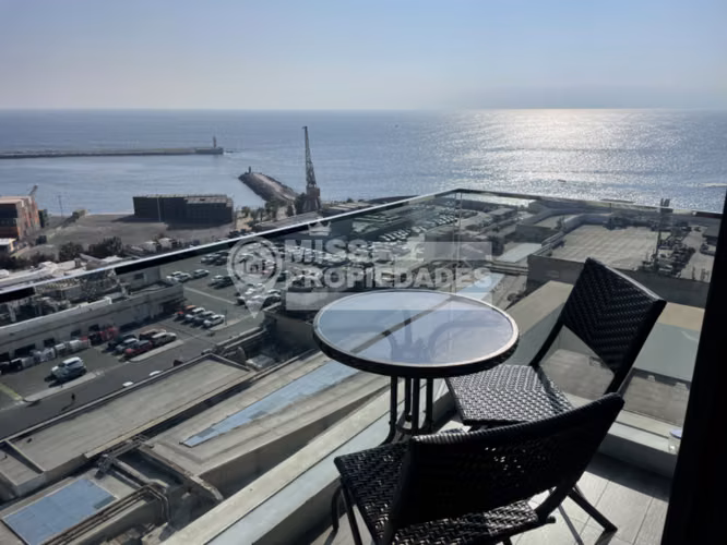 ARRIENDA DEPARTAMENTO AMOBLADO EDIFICIO PUERTO NUEVO
