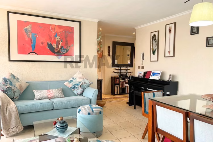 Depto 2 dorm + 1 baño, cocina renovada providencia