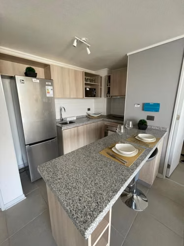 ¡Vive a pasos del Metro! 2D/2B + Estacionamiento + Piscina, San Joaquín